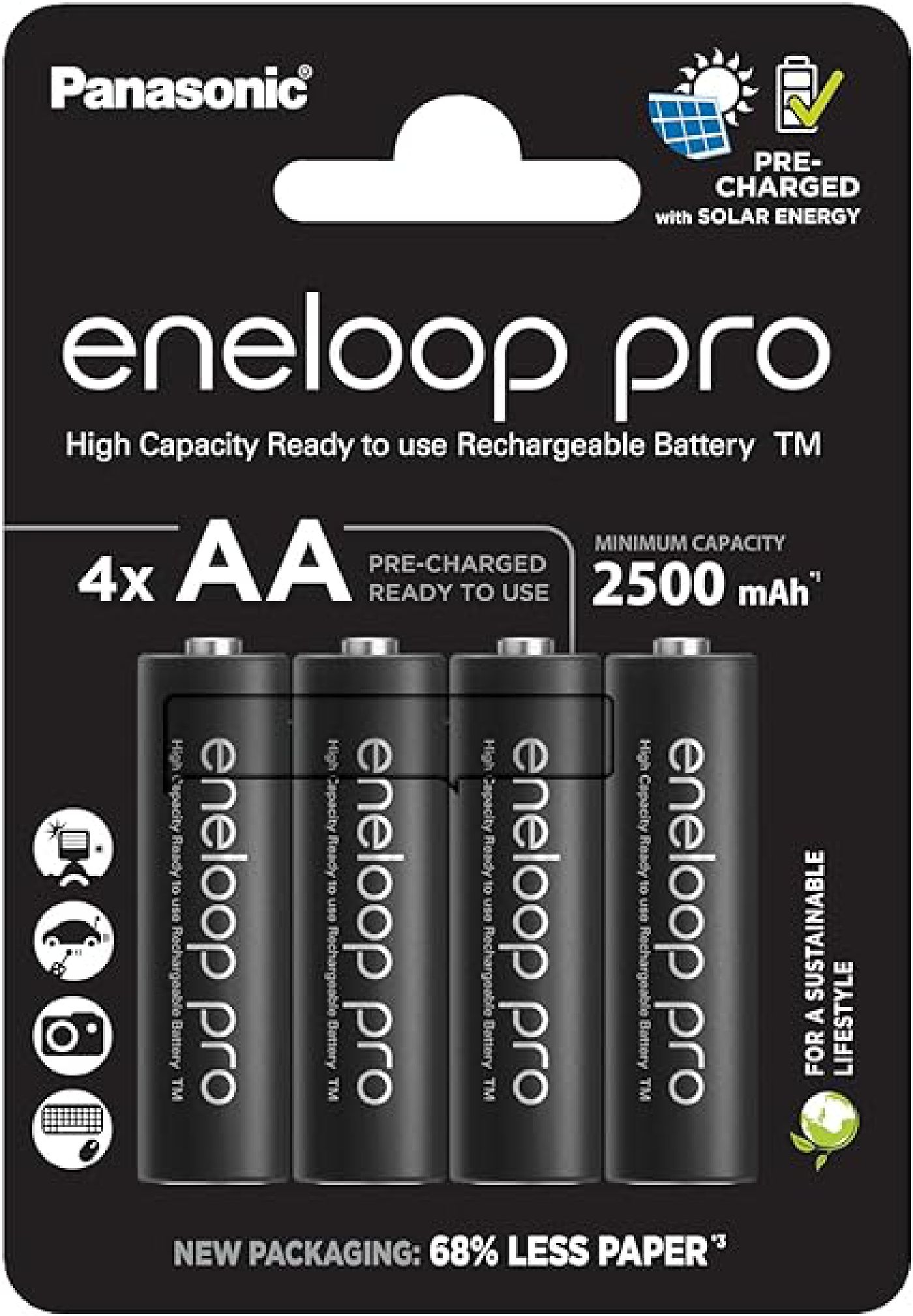 Panasonic Eneloop Pro Rechargeable Batteries