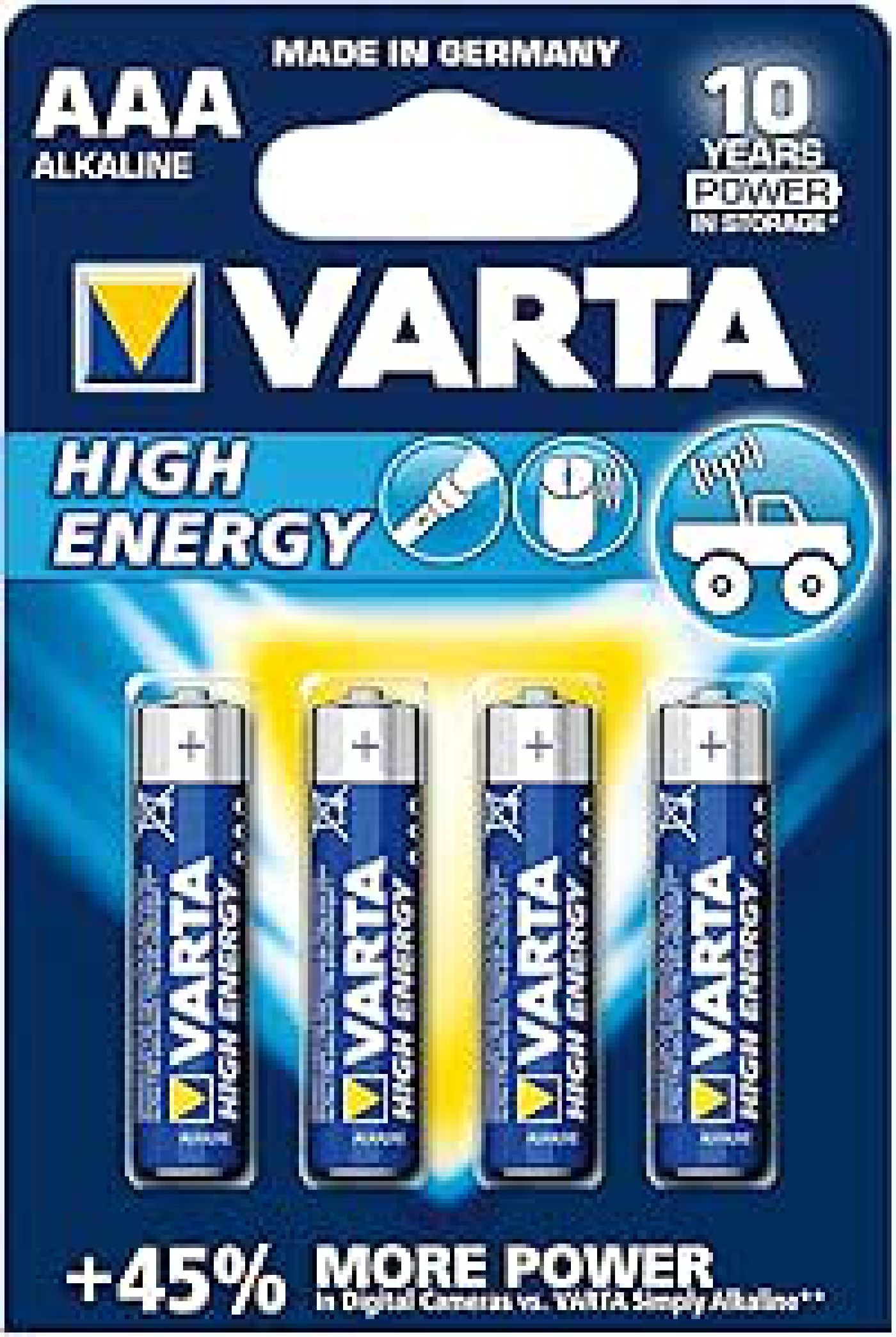 VARTA High Energy Batteries